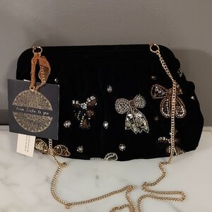 India Velvet Evening Bag